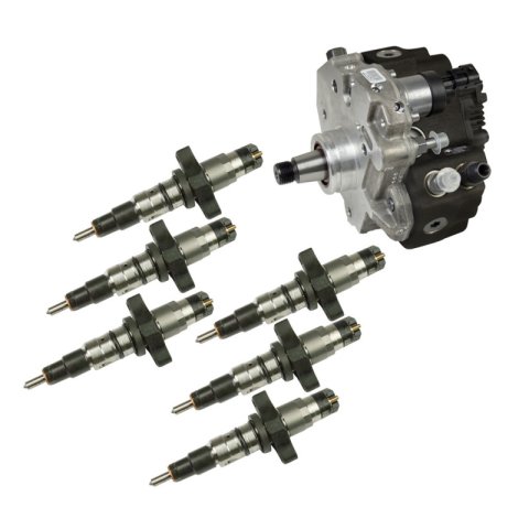 BD Diesel 03-04 Dodge 5.9L Cummins Stage 1 Performance CR Pump & Injectors Package