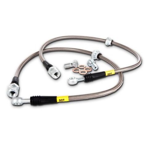 StopTech 02-08 Audi A4 Quattro Rear Stainless Steel Brake Line Kit