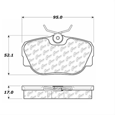 Centric C-TEK Ceramic Brake Pads w/Shims - Front/Rear