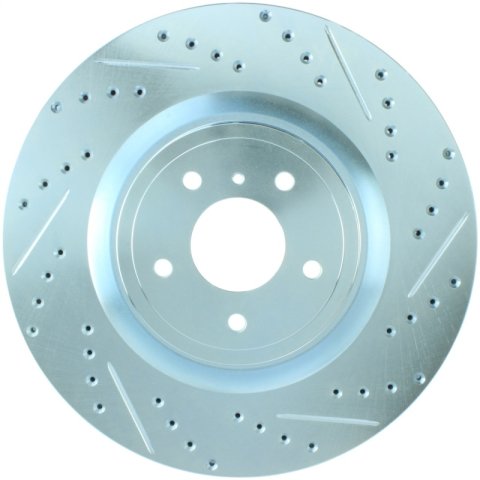 StopTech Select Sport Nissan Slotted and Drilled Front Left Rotor