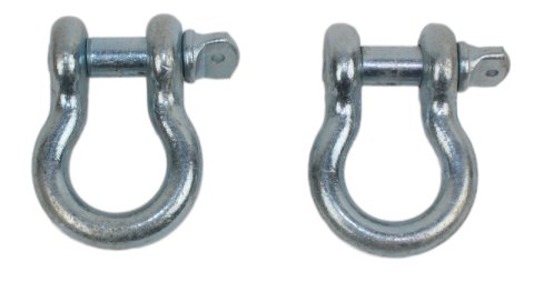 Fishbone Offroad D Ring 3/4In Zinc 2 Piece Set