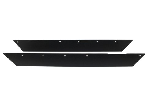 Fishbone Offroad 97-06 Jeep Wrangler TJ Steel Rock Slider W/O Tube Step - Black Textured Powdercoat