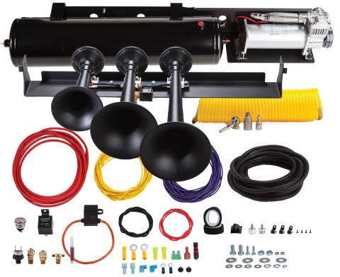 Kleinn 09-14 Ford F-150/ Raptor Onboard Air System w/ Model 730 Horns