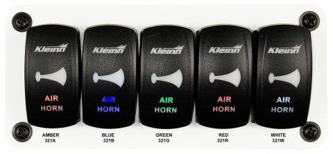 Kleinn Air Horn Rocker Switch - Lighted-Red