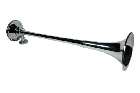 Kleinn Chrome Roof Mount Single Horn/ 21.5In - Chrome-Plated Spun Copper