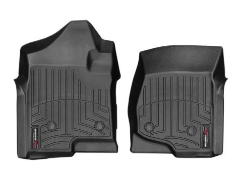 WeatherTech 08-14 Chevrolet Silverado 2500/3500 Crew/Extended Cab Front FloorLiner - Black