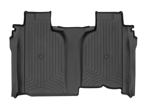 WeatherTech 19-23 Chevrolet Silverado 1500 (No Rear Carpeted Storage) Rear FloorLiner - Black
