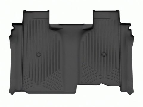 WeatherTech 2019+ Chevrolet Silverado 1500 Crew Cab Rear FloorLiner - Black