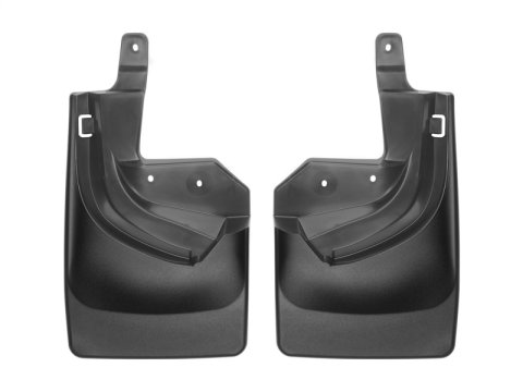 WeatherTech 18+ Jeep Wrangler Rubicon Rear No Drill Mudflaps - Black
