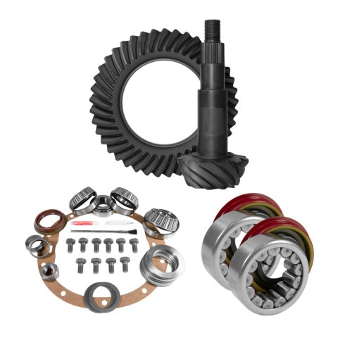 Yukon Gear 8.6in GM 4.11 Rear Ring & Pinion Install Kit Axle Bearings and Seal