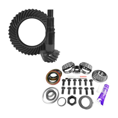 Yukon Gear 11.25in Dana 80 3.73 Rear Ring & Pinion Install Kit 4.375in OD Head Bearing