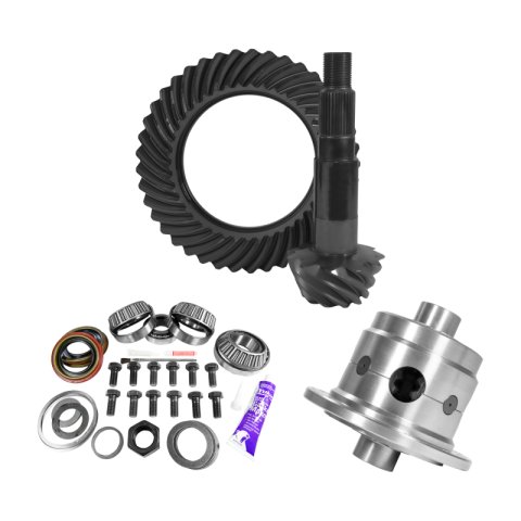 Yukon Gear 11.25in Dana 80 3.73 Rear Ring & Pinion Install Kit 35 Spline Positraction 4.375in BRG