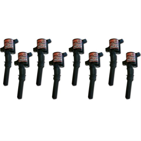 Granatelli 97-04 Ford 4.6L/5.4L 2V Hot Street Coil Packs - Black (Set of 8)