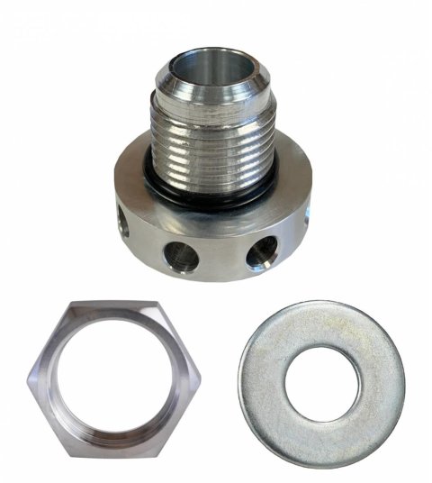 Granatelli -12AN Male Insert Billet Valve Cover Breather