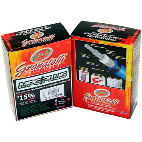 Granatelli 14-23 GM LT1 6.2L Straight Boot Hi-Perf Coil-Near-Plug Ignition Wire Connector Kit - Blue