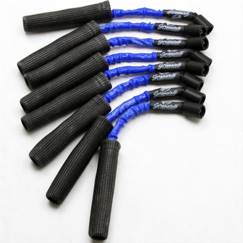 Granatelli 99-23 GM LS2/LS3/LSA/LS7/LS9 Hi-Perf Coil-Near-Plug Conn Kit w/Blue Jacket/Blk Sleeve