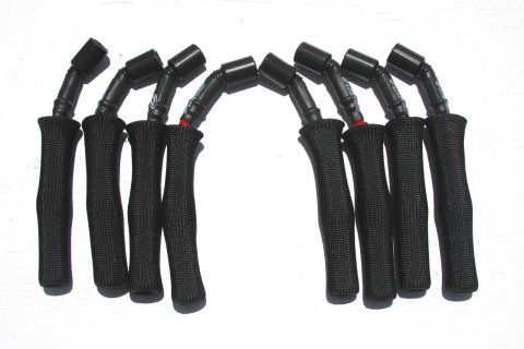 Granatelli 99-23 GM LS2/LS3/LSA/LS7/LS9 Hi-Perf Coil-Near-Plug Wire Conn Kit w/Red Jacket/Blk Sleeve