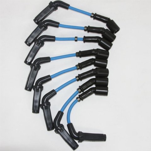 Granatelli 99-23 GM 6.0L/6.2L LS2/LS3/LSA/LS7/LS9 Hi-Perf Coil-Near-Plug Wire Conn Kit - Blue