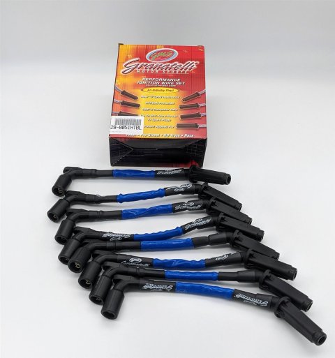 Granatelli 20-23 GM LT2 6.2L Hi-Perf Coil-Near-Plug Wire Connector Kit w/Blue Jacket/Black Sleeve