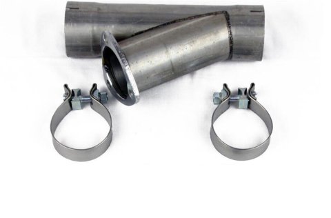 Granatelli 4.0in Stainless Steel Manual Exhaust Cutout Kit w/Slip Fit/Band Clamp