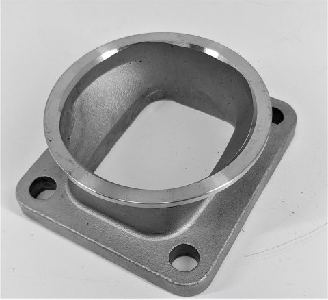 Granatelli Turbo Adapter Cast 3.0in V-Band to T4 Housing (Not Threaded)