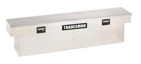 Tradesman Aluminum Single Lid Cross Bed Truck Tool Box (63in.) - Brite