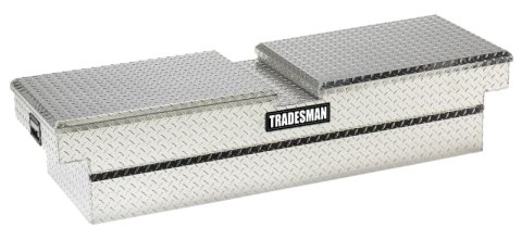Tradesman Aluminum Economy Cross Bed Truck Tool Box (70in./Side Opening) - Brite
