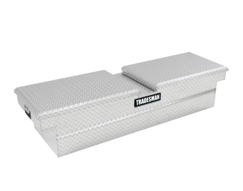 Tradesman Aluminum Gull Wing Cross Bed Truck Tool Box (70in.) - Brite