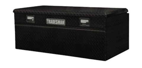 Tradesman Aluminum Flush Mount Truck Tool Box Full/Wide (60in.) - Black