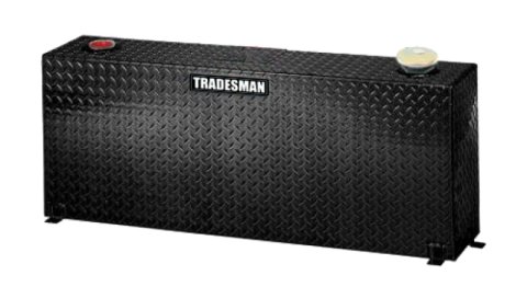 Tradesman Aluminum L-Shape Liquid Storage Tank (80 Gallon Capacity) - Black