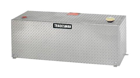 Tradesman Aluminum Rectangular Liquid Storage Tank (100 Gallon Capacity) - Brite