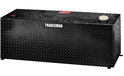 Tradesman Aluminum Rectangular Liquid Storage Tank (100 Gallon Capacity) - Black