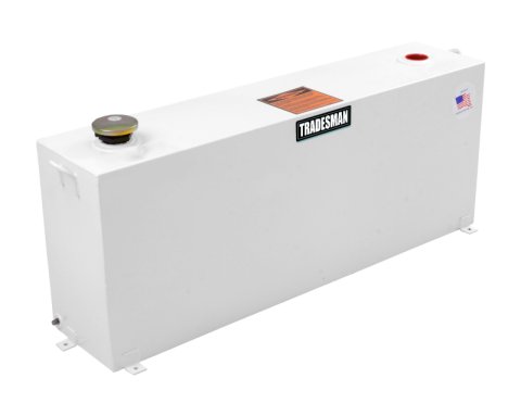 Tradesman Steel Rectangular Liquid Storage Tank (Full Size) - White