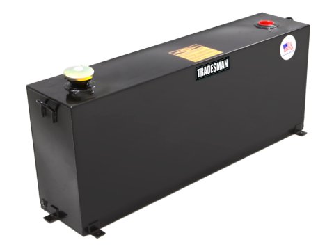 Tradesman Steel Rectangular Liquid Storage Tank (Full Size) - Black