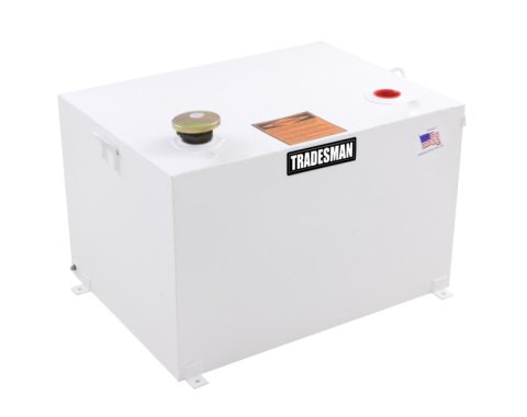 Tradesman Steel Rectangular Liquid Storage Tank - White