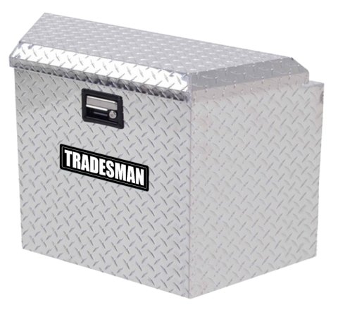 Tradesman Aluminum Trailer Tongue Storage Box (16in.) - Brite