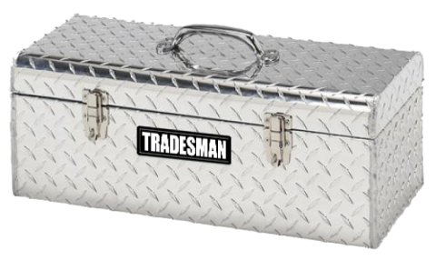 Tradesman Aluminum Handheld Tool Box (24in.) - Brite