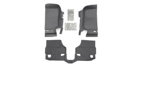 BedRug 18-23 Jeep JL 2-Door 2pc Front Floor BedTred Kit