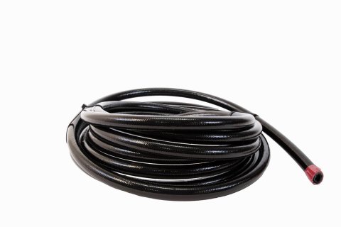 Aeromotive PTFE SS Braided Fuel Hose - Black Jacketed - AN-12 x 12ft