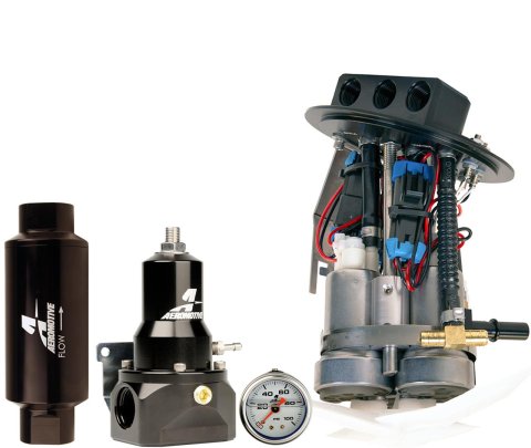 Aeromotive 11-17 Ford Mustang Drop In Kit (18038/15633/13134/12341) - Dual 450lph