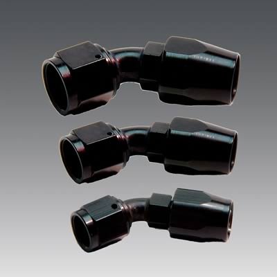 Aeromotive Hose End - AN-08 - 45 Deg