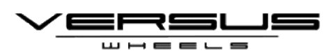 Versus VC250LC 20X8.5 +38 5x114.3 Matte Diamond Cut/Side Super Dark Gunmetal