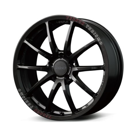 Versus VT125S 18X7.5 +45 5x100 Super Dark Gunmetal/MC/RAP (Red Clear)