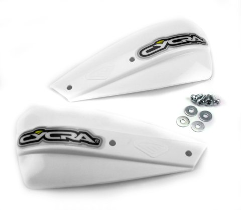 Cycra Low Profile Enduro Handshield - White