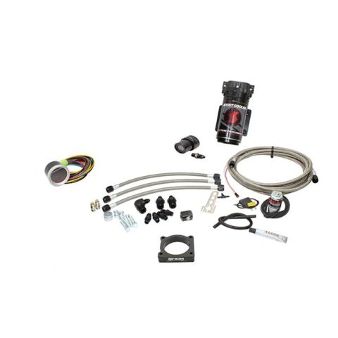 Snow Performance 08-15 Evo Stg 2 Boost Cooler Water Inj. Kit (SS Braided Line/4AN Fittings) w/o Tank