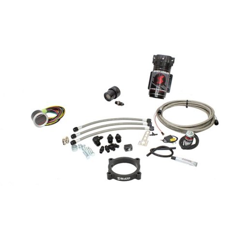 Snow Performance 11-17 Mustang Stg 2 Boost Cooler F/I Water Inj. Kit (SS Brded Line/4AN Fittings) w/