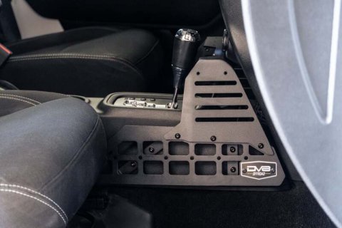 DV8 Offroad 07-18 Jeep Wrangler JK Center Console Molle Panels & Device Bridge