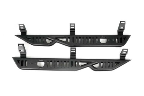 DV8 Offroad 24-25 Toyota Land Cruiser OE Plus Side Steps - Black Steel