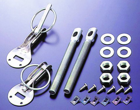 Cusco Body Pins For Hood Aluminum-Silver, Universal
