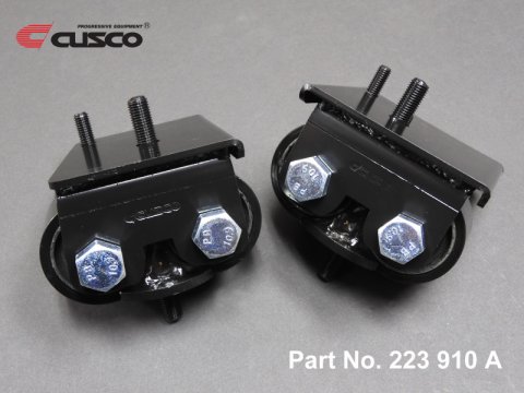 Cusco Nissan 240SX/Silvia (S13/S14/S15) OEM Shape (HD Rubber) Engine Mount Set (2 pcs)